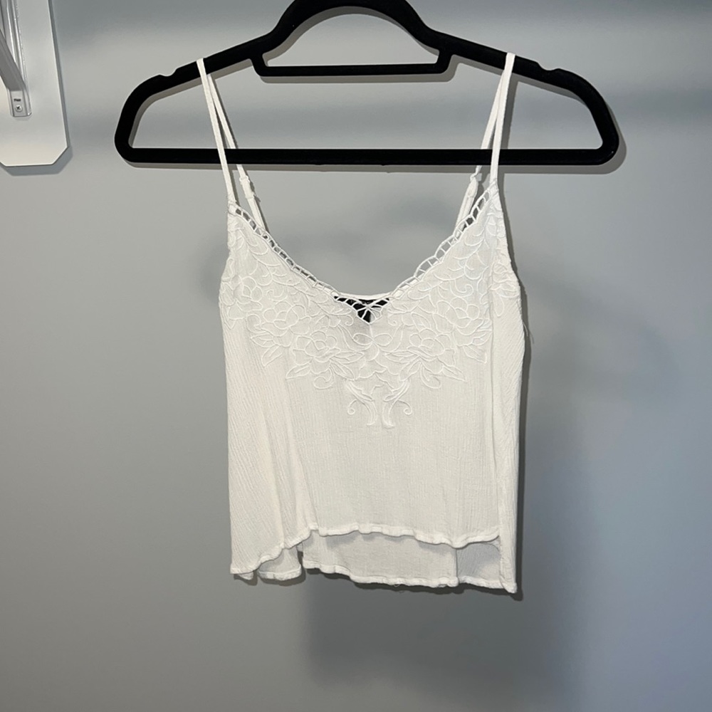 White tank top.